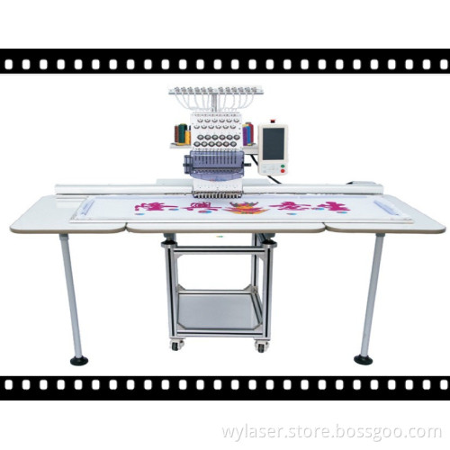 Single Head Embroidery Machinery for Cap T-Shirt Logo Embroidery